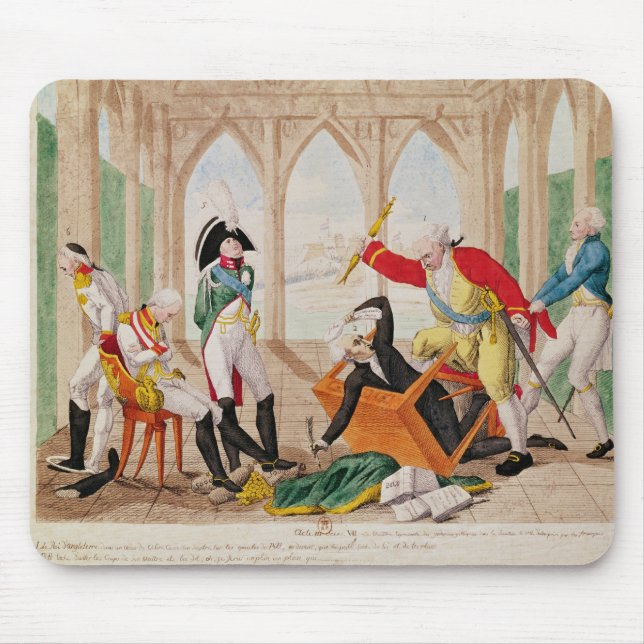 Schande und Bedauern, ein tragikomisches Play Mousepad (Vorne)