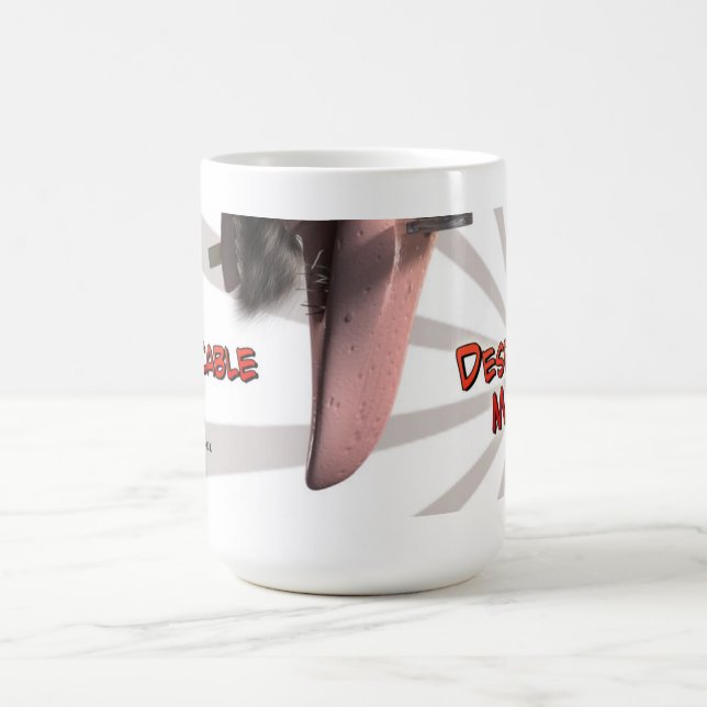 Schändliche Mann-Tasse linkshändig Tasse (Mittel)