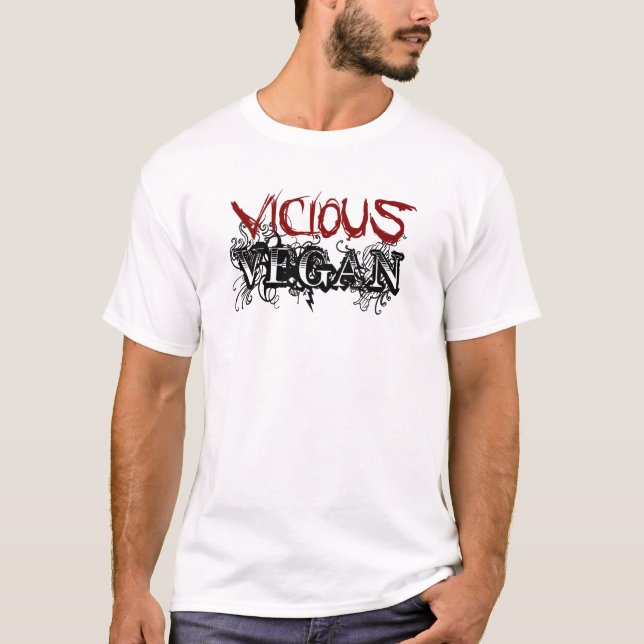 Schändliches veganes T-Shirt (Vorderseite)