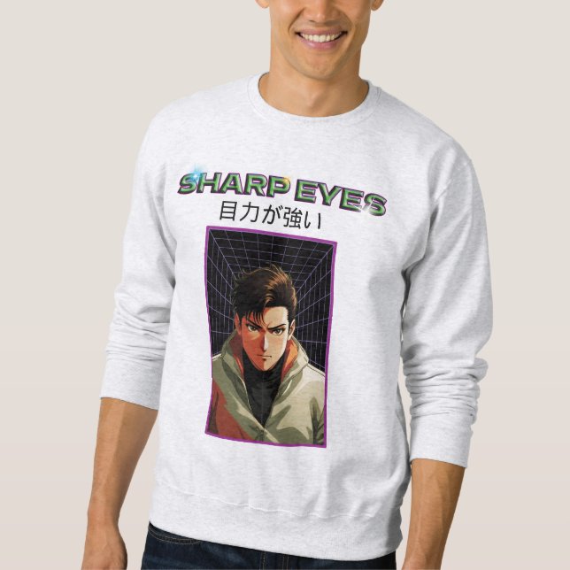 Scharfe Augen Sweatshirt (Vorderseite)