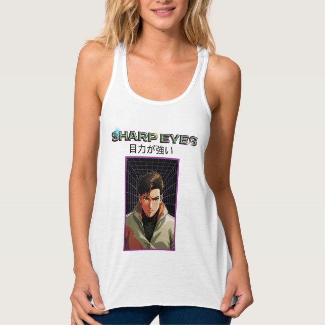 Scharfe Augen Tank Top (Vorderseite)