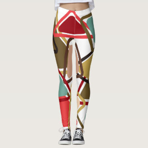scharfe Dreiecke Leggings