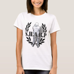 scharfe Haut stehend T-Shirt