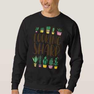 Scharfe Kaktus für Männer Frauen Niedliche Pflanze Sweatshirt