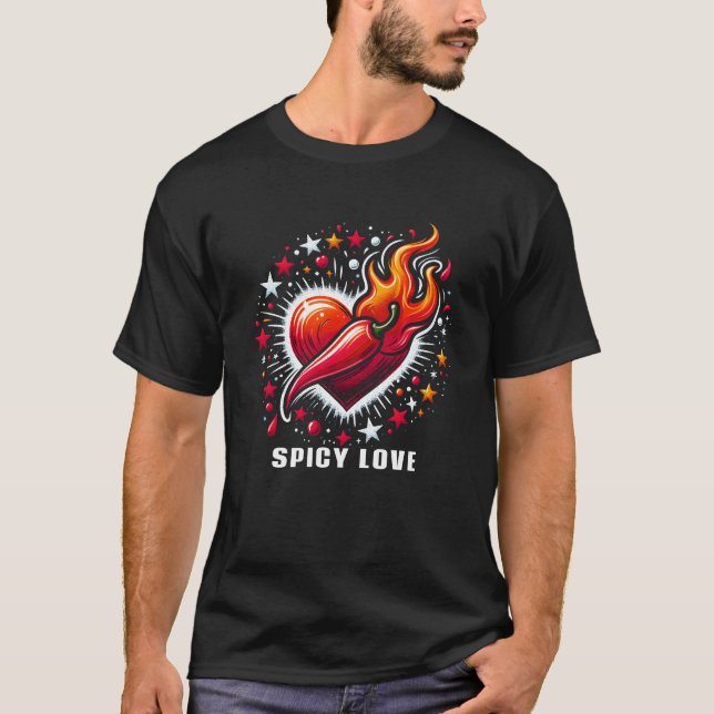 scharfe Liebe T-Shirt (Vorderseite)