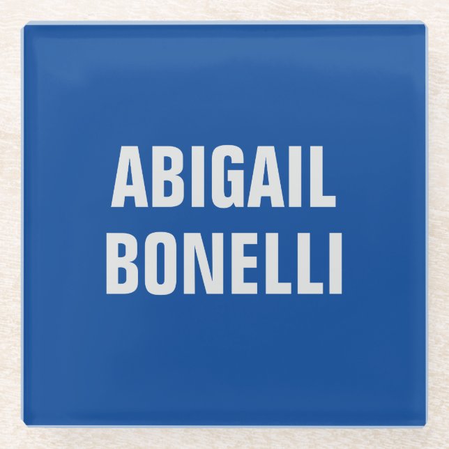 Scharfe, maßgeschneiderte, exzellente minimalistis glasuntersetzer (Vorderseite)