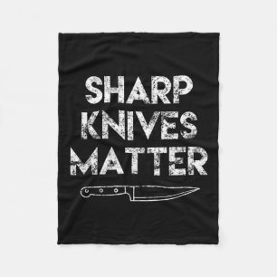 Scharfe Messer Chef Geschenk Lustiger Spruch Koche Fleecedecke