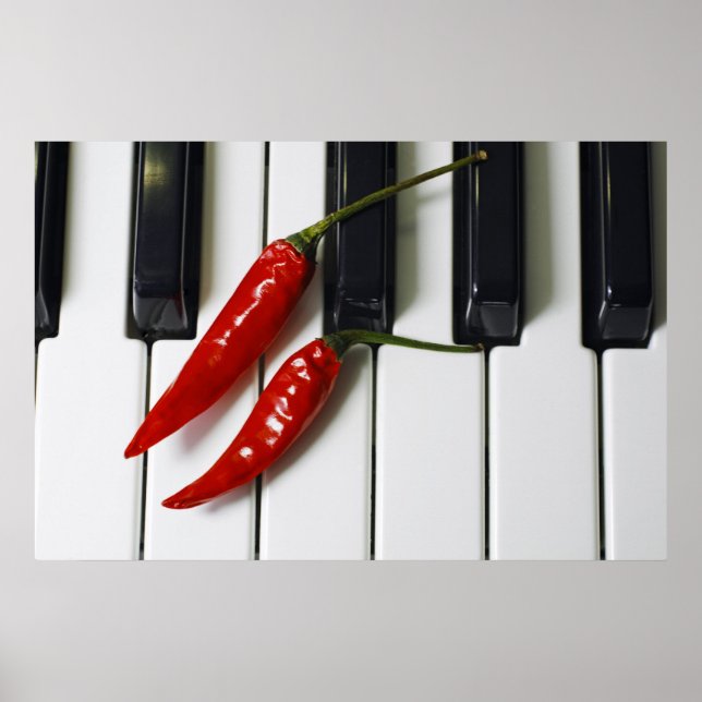 Scharfe Musik Poster (Vorne)