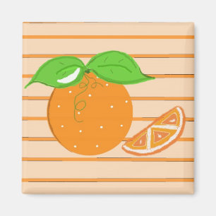 Scharfe Orangen Magnet