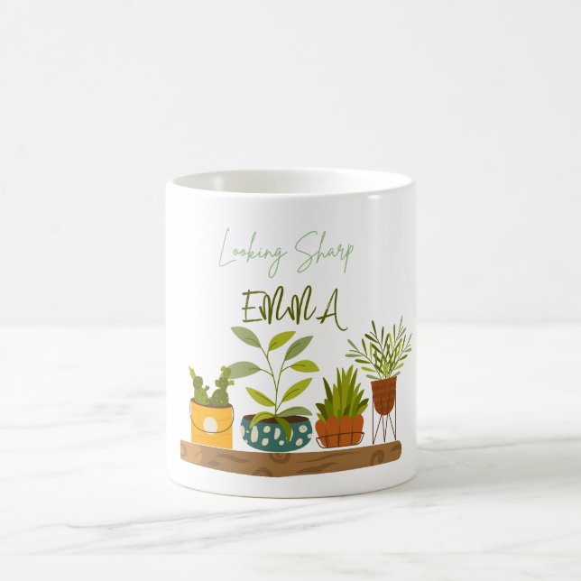 Scharfe Pot Pflanze Cactus Kaffeetasse (Mittel)