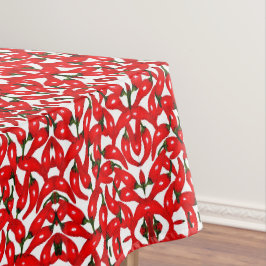 Scharfe Red Hot Peppers  Tischdecke