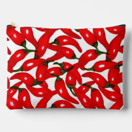 Scharfe Red Hot Peppers Zubehörtasche