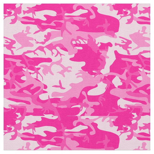 scharfe rosa Camouflage Stoff (Nahaufnahme)
