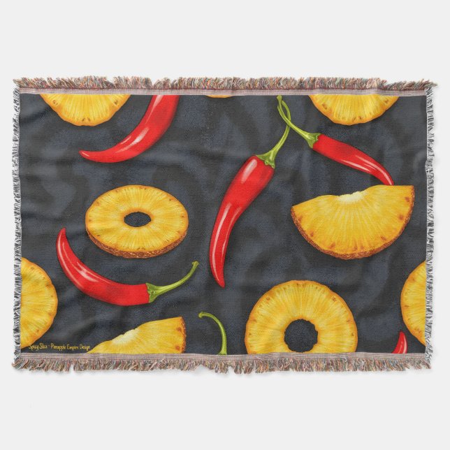 Scharfe Scheibe - Pineapple Empire Design Decke (Vorderseite)