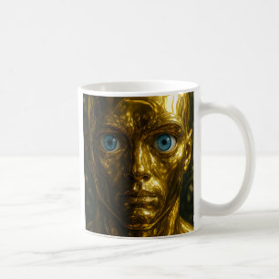 Scharfer Blitz-Android Kaffeetasse
