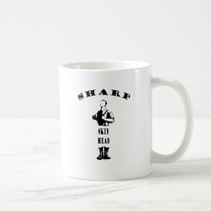 scharfer Skinhead Kaffeetasse