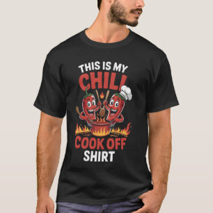 Scharfes Essen Dies Ist Mein Chili-Koch-Wettbewerb T-Shirt