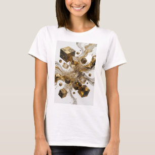 Scharfes Gold ABSTRACTE KUNST Maßgeschneidertes T- T-Shirt