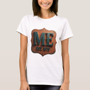 Scharfes Gold ME EST 1979 Design T-Shirt