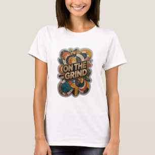 Scharfes Gold ON THE GRIND Wearable Kunst T-Shirt