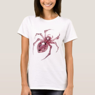 Scharfes Rosa GLASSPINNE Design T-Shirt