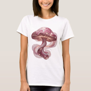 Scharfes Rosa MAGISCHE PILZE Design T-Shirt