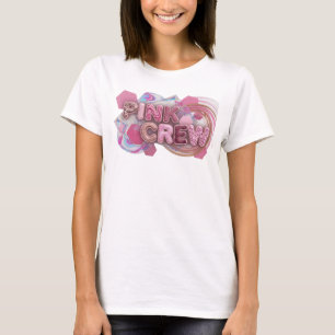 Scharfes Rosa PINK CREW Custom-T-Shirt T-Shirt