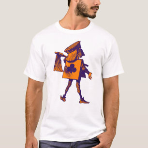 Scharfrichter der Verein-lila Orange T-Shirt