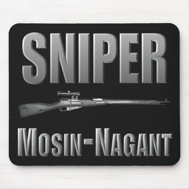 Scharfschütze Mosin-Nagant Mousepad (Vorne)