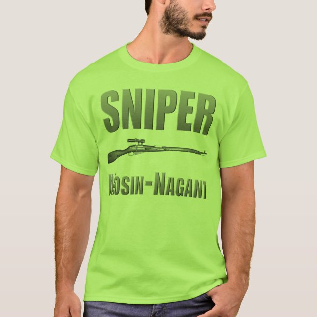 Scharfschütze Mosin-Nagant T-Shirt (Vorderseite)