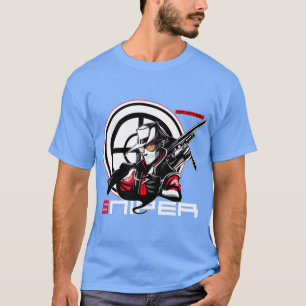 Scharfschütze retro T-Shirt