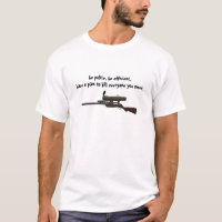 Scharfschütze-T-Shirt - besonders angefertigt