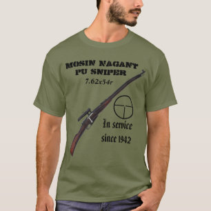 Scharfschütze-T-Shirt des Sowjet-ww2 Mosin Nagant! T-Shirt