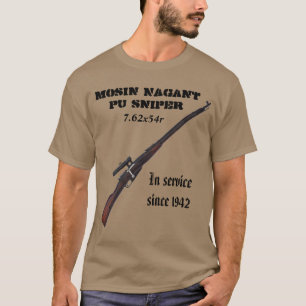 Scharfschütze-T-Shirt des Sowjet-ww2 Mosin Nagant! T-Shirt