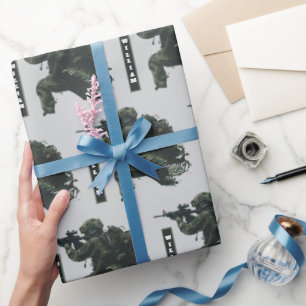 Scharfschützen-Tarnung Militär-Geschenkpapier Geschenkpapier