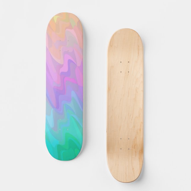 scharfsinnig glänzend skateboard (Vorderseite)
