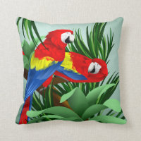 Scharlachrot Macaw-Kunst-