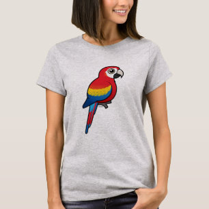 Scharlachrot Macaw- T-Shirt