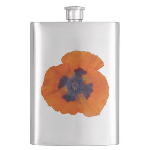 Scharlachrot Orange Poppy 1 Flachmann