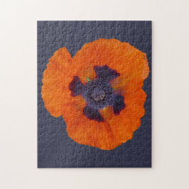 Scharlachrot Orange Poppy 1 Puzzle