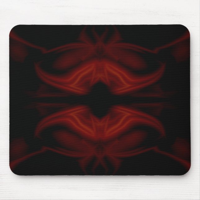 Scharlachrot Schläger- Mousepad (Vorne)