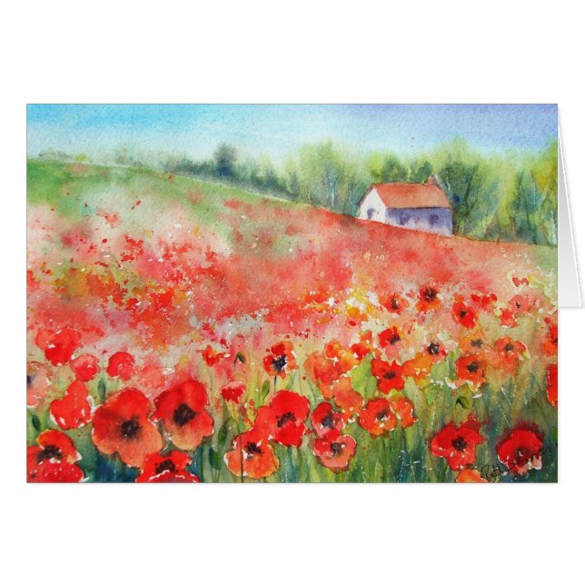 Scharlachrot Teppich- (Vorderseite (Horizontal))