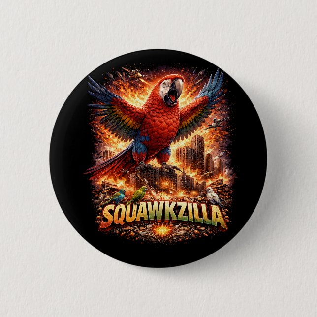 Scharlachrote Belagerung Button (Vorderseite)