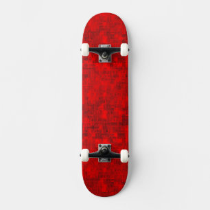 Scharlachrote Juwelen Skateboard