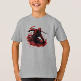 Scharlachrote Stealth: Red Ninja Mastery Shirt