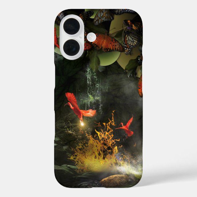 Scharlachroter Ibis-Vögel STEHLEN DAS LICHT Case-Mate iPhone Hülle (Rückseite)
