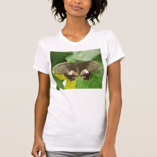 Scharlachrotes Frack Butterfly T Shirt