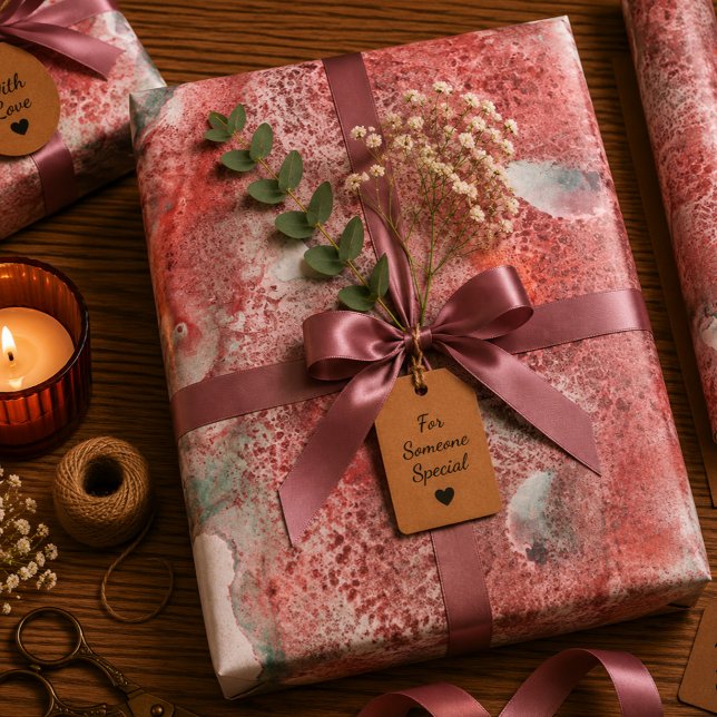 Scharlachrotes Sediment Geschenkpapier Set (Von Creator hochgeladen)