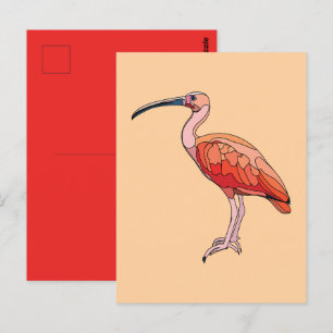 Scharlachsichler Postkarte