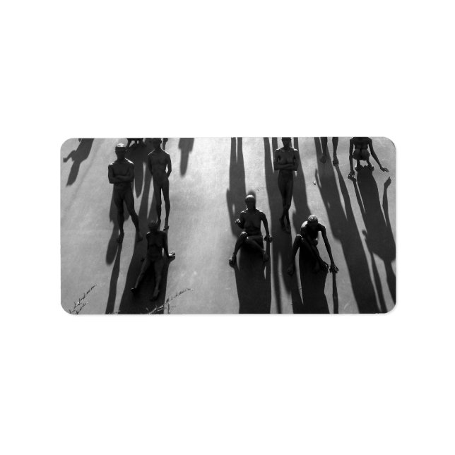 Schatten Adressaufkleber (Vorne)